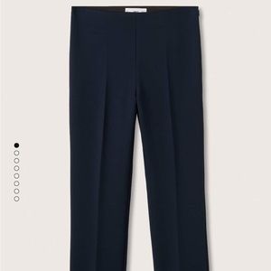 Mango trousers flare cropped pants